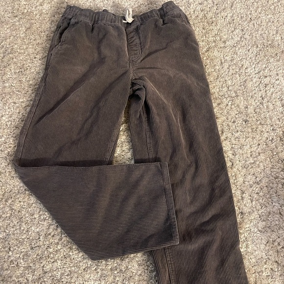RSQ Other - RSQ Corduroy Pants Mens Unisex M Gray Elastic Waist Drawstring Straight Casual